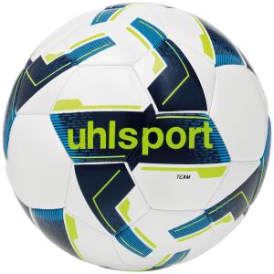 100172503-ballon-uhlsport-team-classic-blanc-bleu-marine-jaune-fluo-taille-4