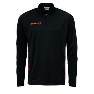 100214609-veste-uhlsport-score-1-4-zip-noir-orange-fluo