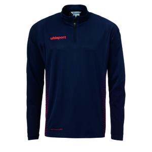 100214610-veste-uhlsport-score-1-4-zip-marine-rouge