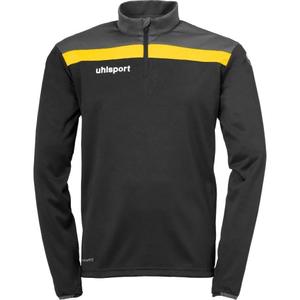 100221207-sweatshirt-1-4-zip-uhlsport-offense-23-noir-gris-fonce-jaune-citron