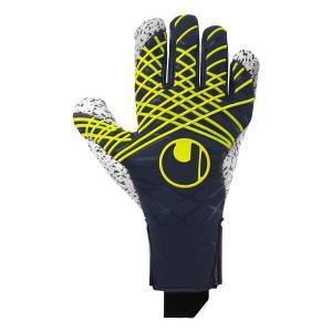 101133001-gants-de-gardien-uhlsport-prediction-supergrip-plus-hn-bleu-marine-blanc-jaune-fluo