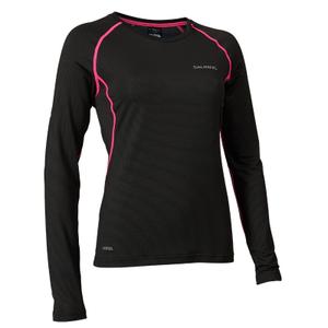 tee-shirt-femme-salming-balance-noir-rose