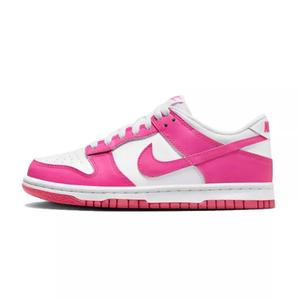 fb9109-102-baskets-enfant-nike-dunk-low-blanc-fuchsia-laser