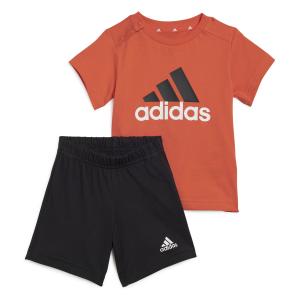 iq4132-ensemble-t-shirt-et-short-bebe-adidas-essentials-organic-logo-brired-black