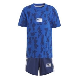 it8783-ensemble-t-shirt-et-short-bebe-adidas-disney-100-royblu-dkblue-silvmt