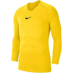 maillot-de-compression-junior-nike-dri-fit-park-jaune-noir
