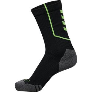 231587-1015-chaussettes-d-entrainement-basses-hummel-pro-black-green-gecko