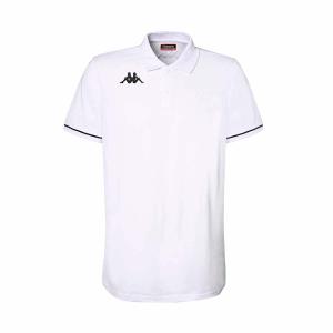 321327w-a05-polo-enfant-kappa-barli-white-black