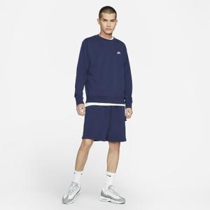 bv2666-410-sweatshirt-nike-club-bleu-nuit-marine-blanc