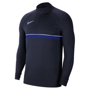 cw6110-453-sweatshirt-nike-dri-fit-academy-obsidienne-blanc-bleu-royal-blanc