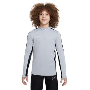 dr1356-012-sweatshirt-enfant-nike-dri-fit-academy-23-drill-gris-loup-noir-blanc