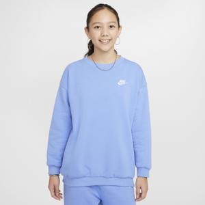 fd2923-494-sweatshirt-fille-nike-club-fleece-royal-pulse-white