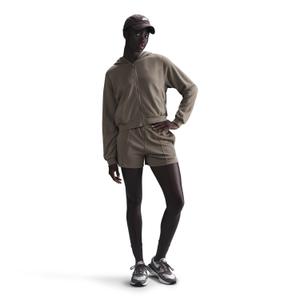 fn2415-233-sweatshirt-a-capuche-zippe-femme-nike-chill-terry-mink-brown-mink-brown