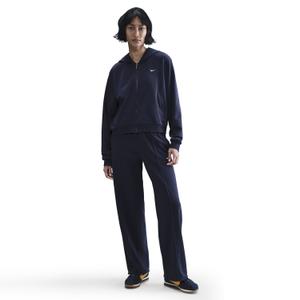 fn2415-410-sweatshirt-a-capuche-zippe-femme-nike-chill-midnight-navy-sail