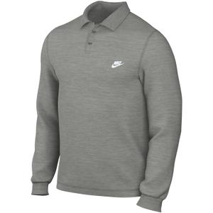 fq3417-063-polo-manches-longues-nike-club-dk-grey-heather-white
