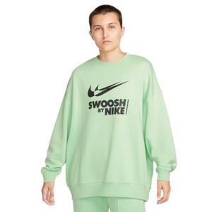 fz4631-376-sweatshirt-col-rond-femme-nike-fleece-oversize-vapor-green-black