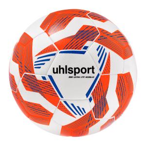 100177101-ballon-enfant-uhlsport-290-ultra-lite-addglue-blanc-orange-fluo-bleu-roi