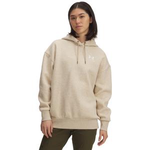 1379495-305-sweatshirt-a-capuche-femme-under-armour-icon-fleece-city-khaki-light-heather