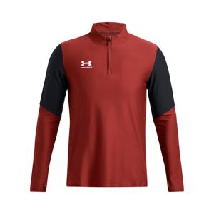 1382114-840-sweatshirt-1-4-zip-under-armour-challenger-pro-earthen-orange-blanc
